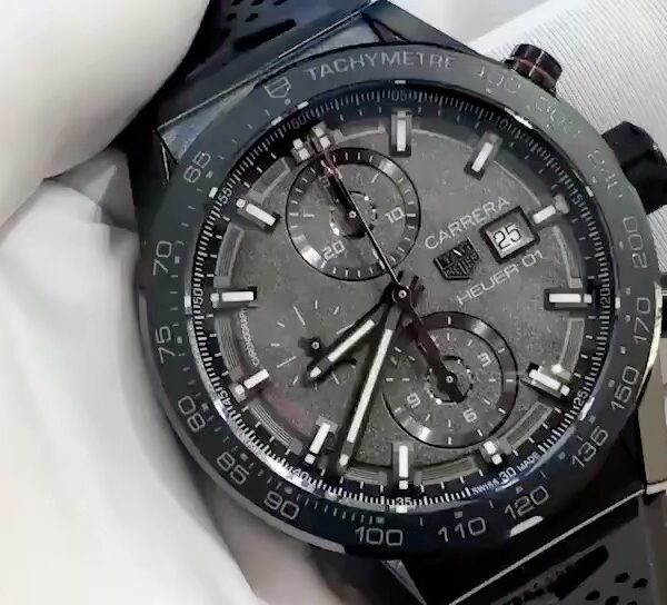 TAG Heuer 43mm Custom Movement Skeleton Skeleton