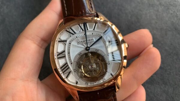 Cartier Black Dial 40mm BLS-- Rotonde Series Tourbillon
