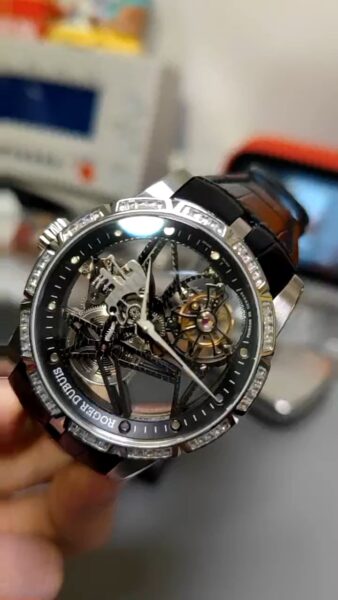 Roger Dubuis Tourbillon Diamond Bezel