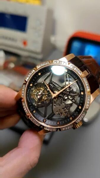 Roger Dubuis Rose Gold Tourbillon Diamond