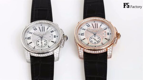 Cartier Black Dial 11mm CALIBRE Series W7100037 Stainless