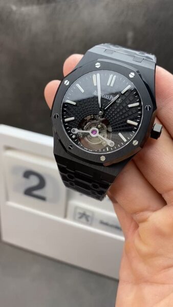 R8 Factory Audemars Piguet Black Dial Tourbillon Shipping