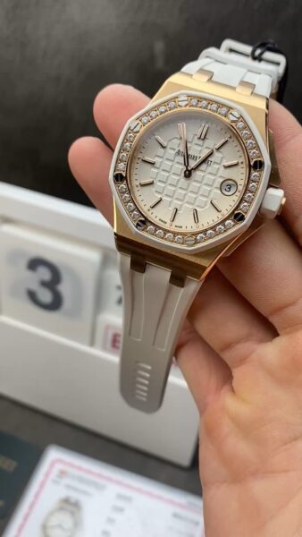 Audemars Piguet Royal Oak Offshore White Dial 37mm Ladies'