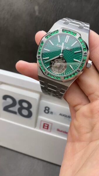 R8 Factory Audemars Piguet Diamond Bezel Tourbillon Shipping