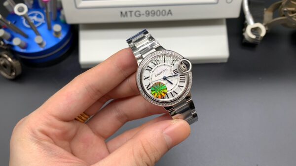 AF Factory Cartier 33mm Diamond Bezel Mechanical