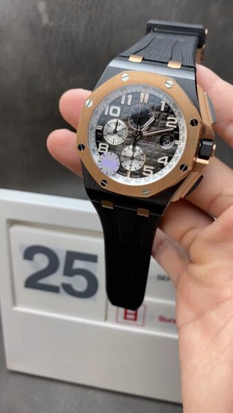 Audemars Piguet Chronograph Two-Tone Ceramic Shipping