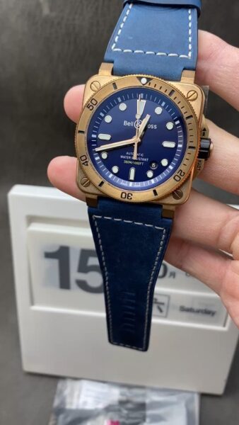 Bell & Ross Bronze Leather Strap Shipping