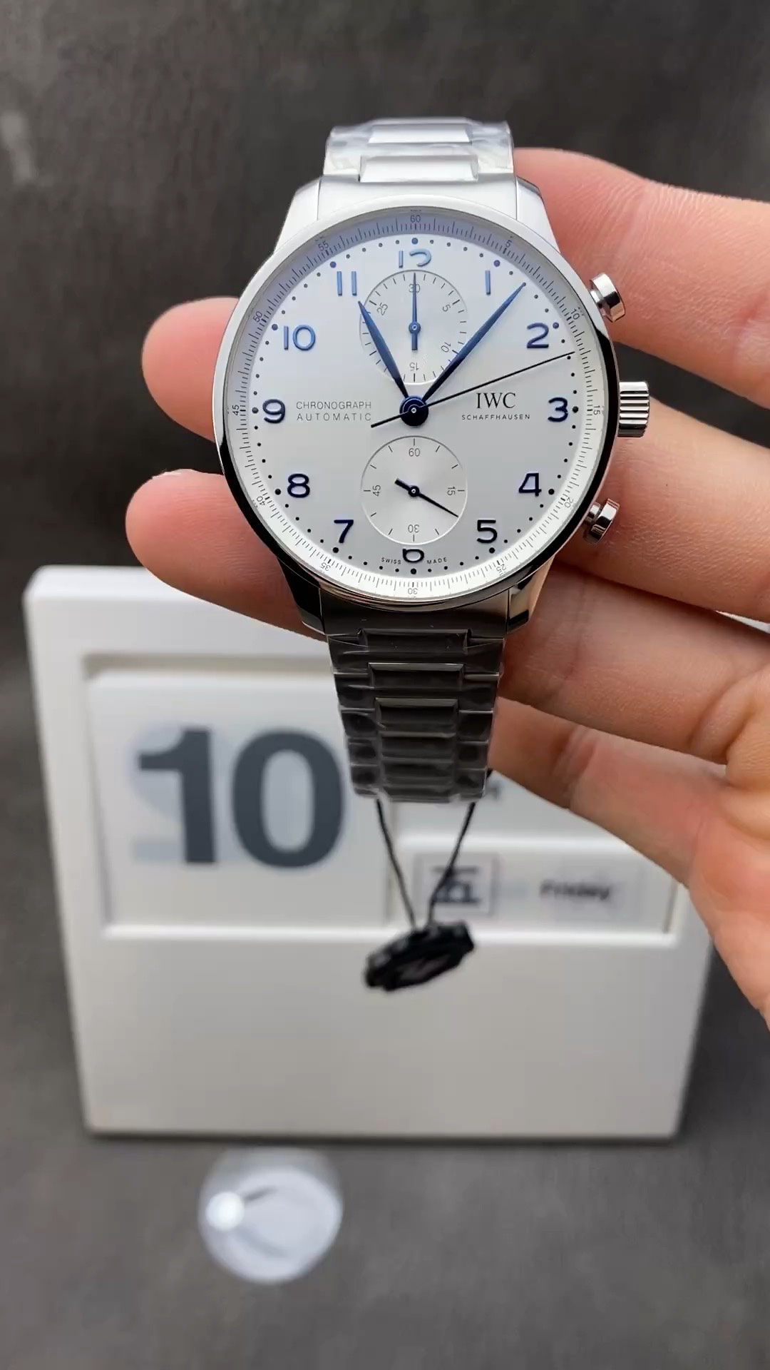 o1676034025_9814 ZF Factory IWC Chronograph Steel Bracelet Shipping - Image 1