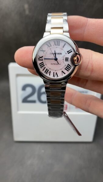Cartier 33mm Two-Tone Mechanical Shipping