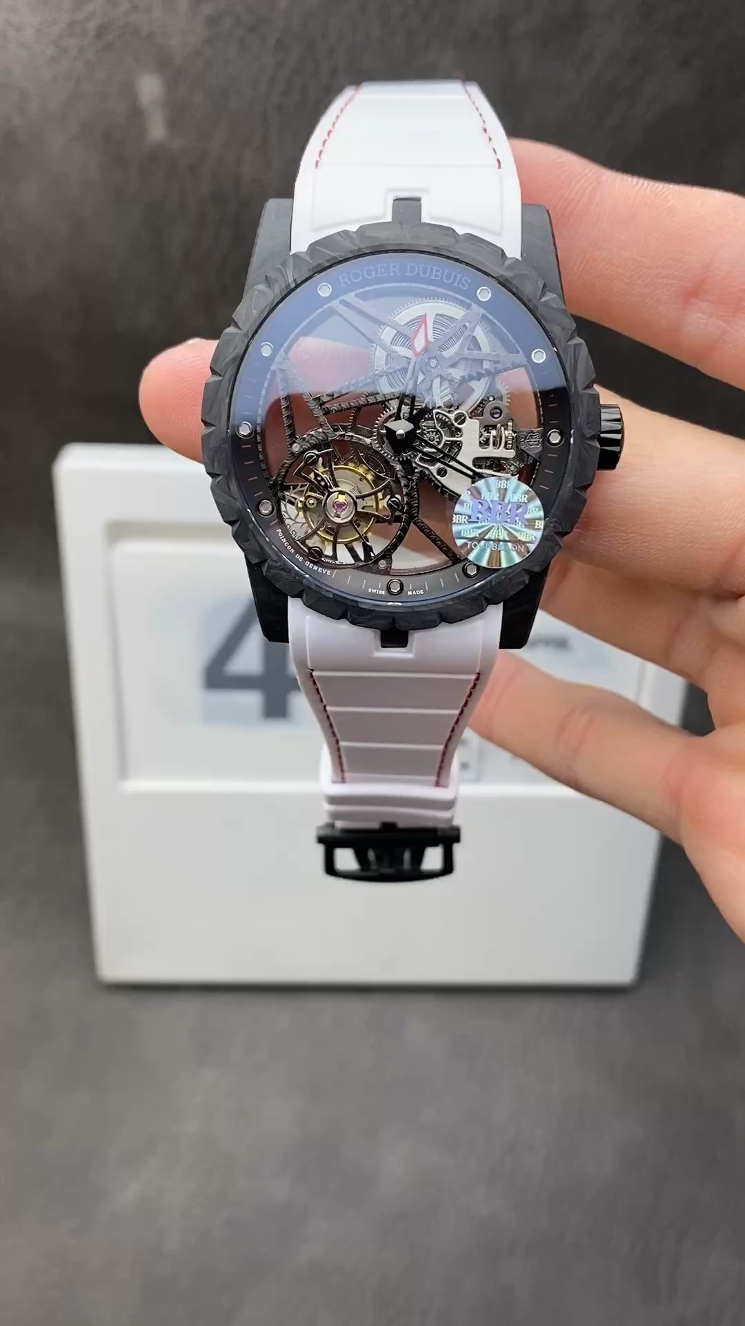o1680605282_3421 BBR Factory Roger Dubuis Tourbillon Carbon Fibre Shipping - Image 1