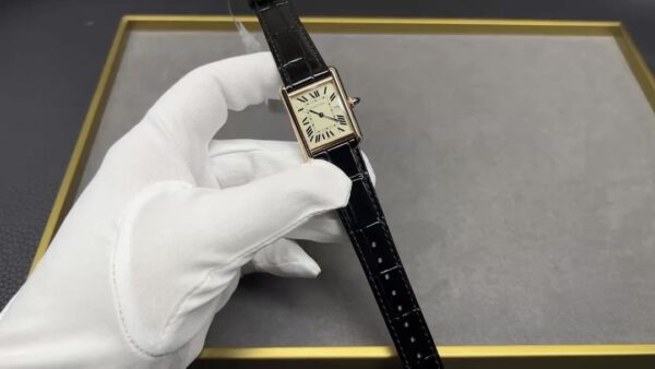 Cartier Tank Blue Dial 25.5mm