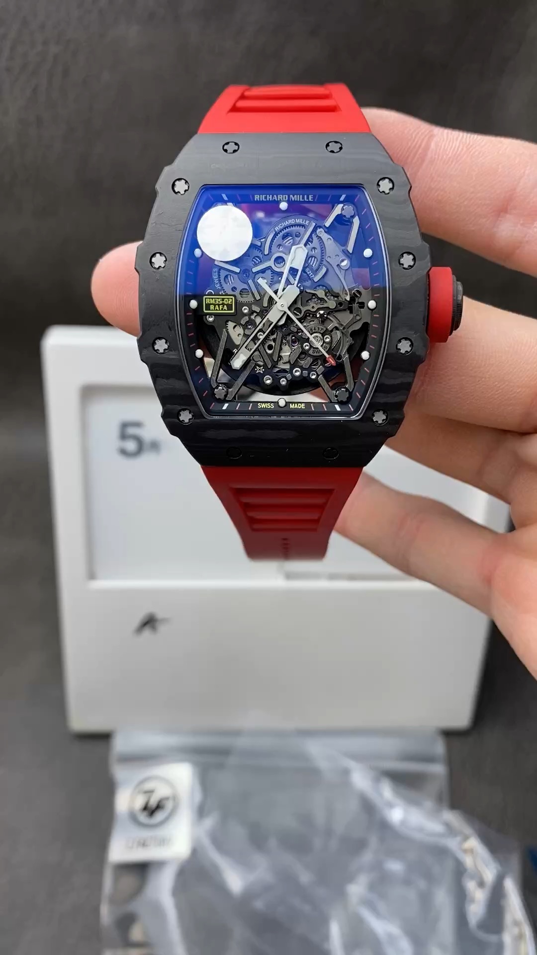 o1685168951_4203 ZF Factory Richard Mille RM35-02 Carbon Fibre Shipping - Image 1