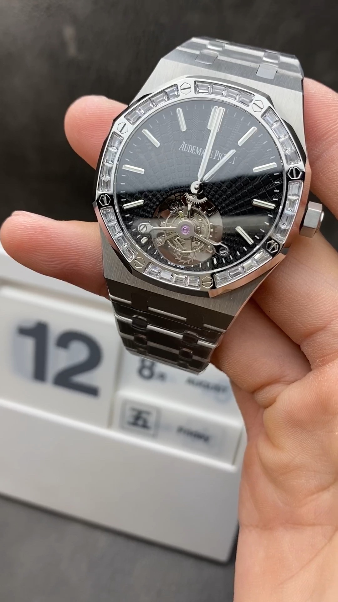 o1691861691_5 R8 Factory Audemars Piguet Diamond Bezel Tourbillon Shipping - Image 1